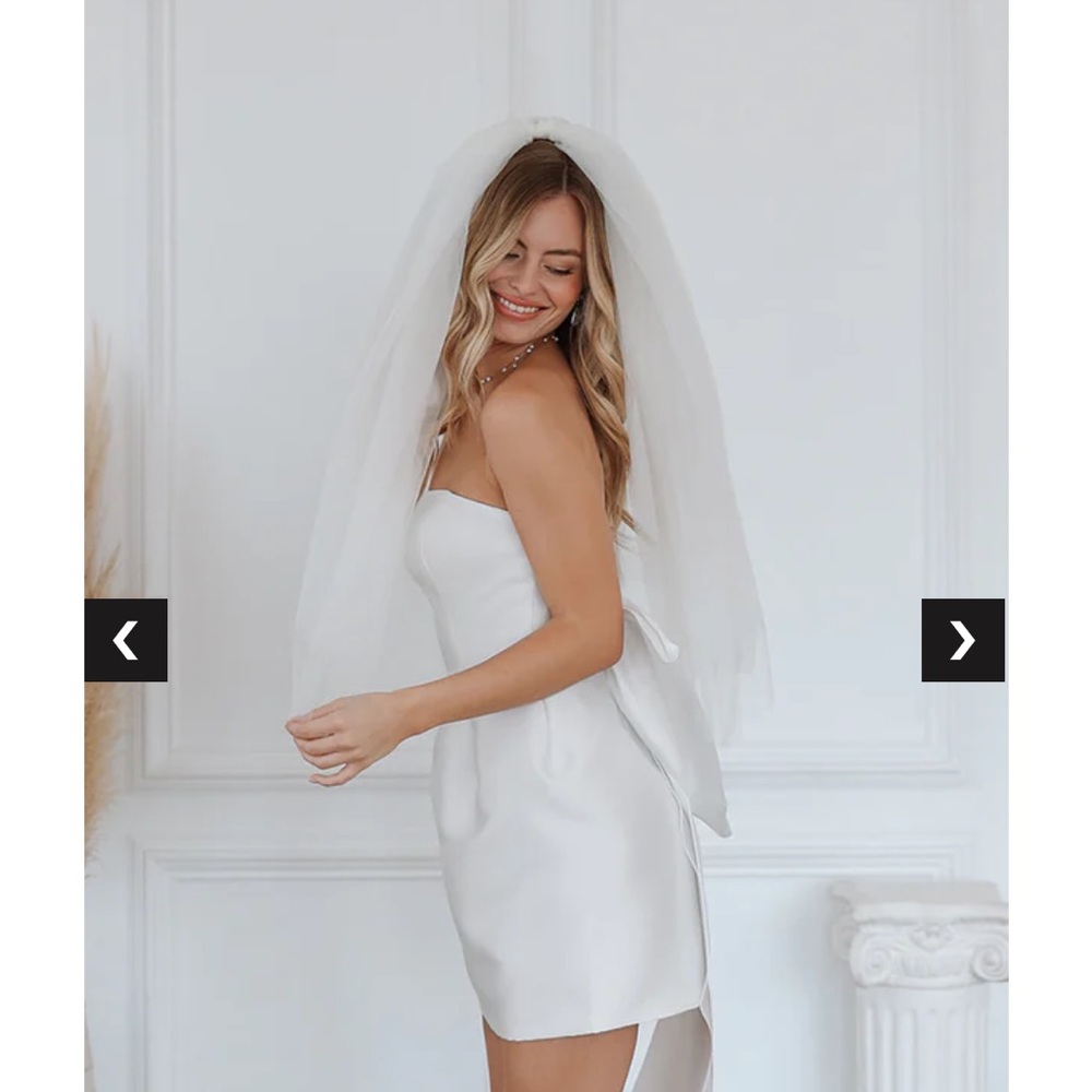Brand New Untamed Petals Wedding Veil